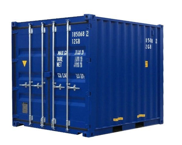 Contenedor de 10 pies de doble puerta