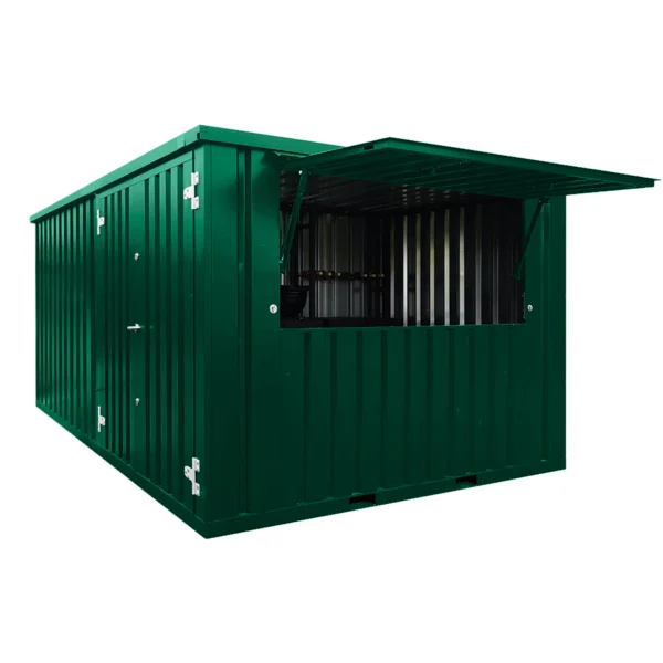 Contenedor Barra Desmontable XL 4×3 Metros Verde RAL 6005