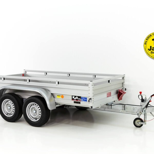 Koch remolque tándem 150x300cm 2600kg | tipo 7.26 | piso de aluminio