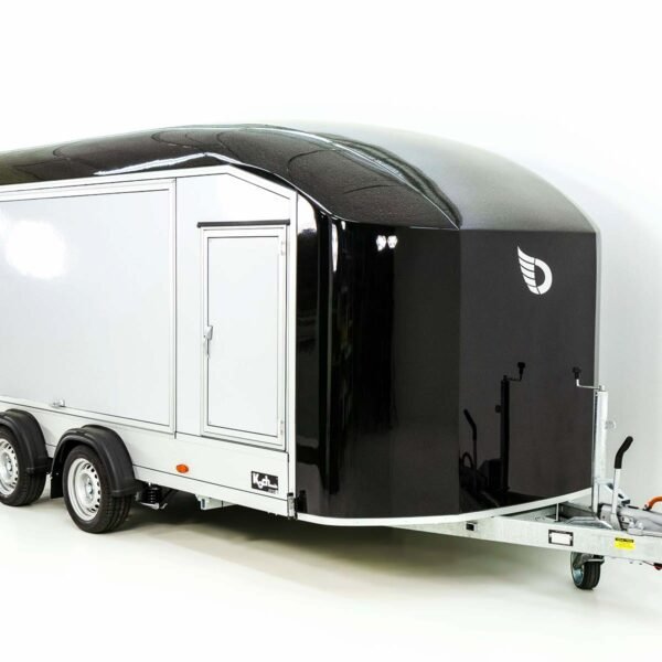 Debon caja remolque Roadster C1000 200x500x200 cm 3,5t negro | cabrestante eléctrico | rampas elevadoras
