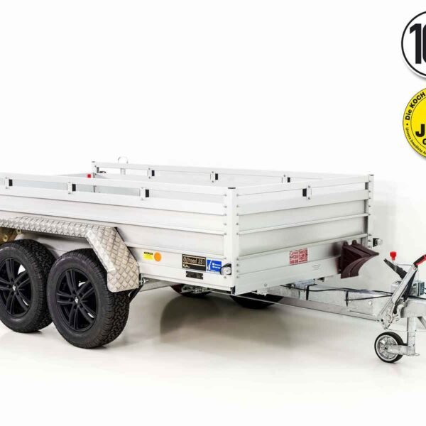 Remolque Koch «CROSSLINE» 150x300 cm 2600 kg | altura 60 cm | suelo de aluminio | tipo 7.26